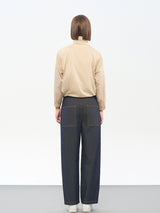 Beige Women's Lightweight Nylon Jacket