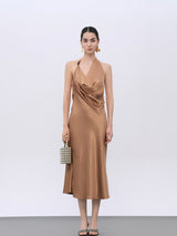 Caramel Classic A-Line Dress