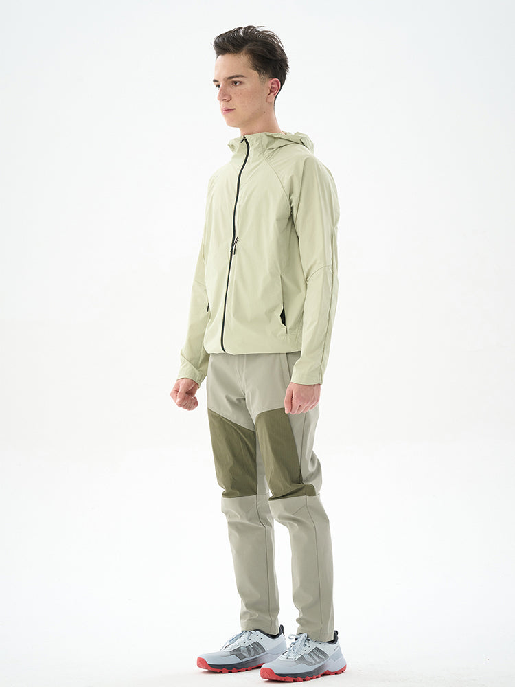 Green Patchwork Sun Protection Jacket