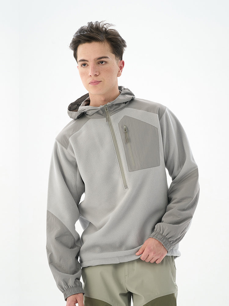 Grey Polar Fleece Top