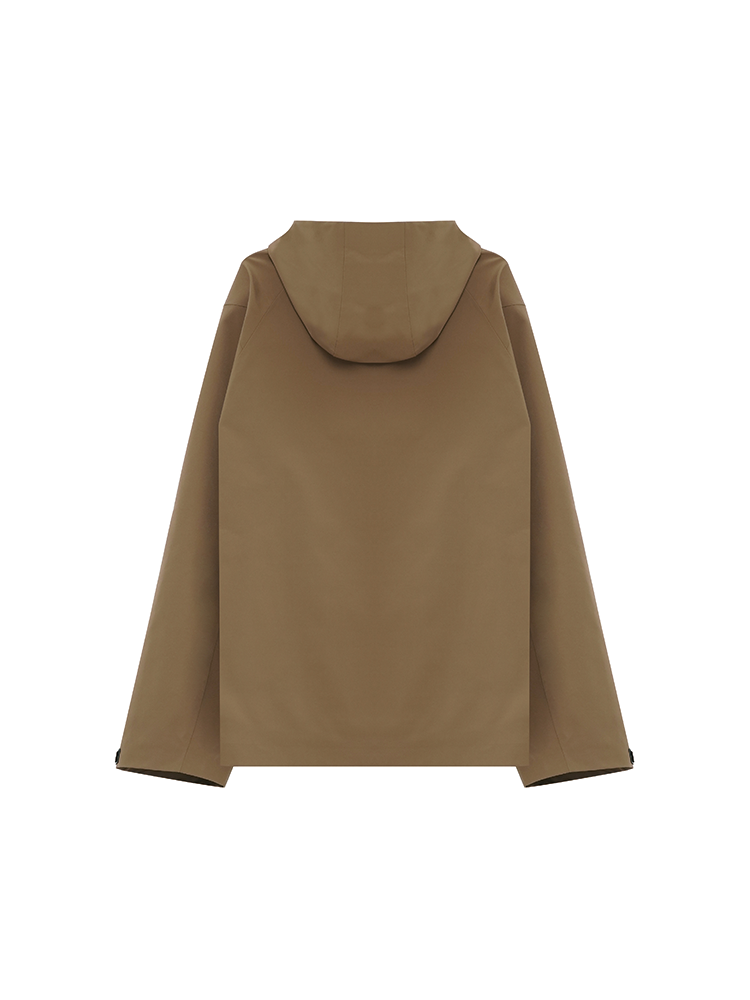 Men’s Brown Waterproof Jacket | 8000mm H₂O Pressure & 5000g/m²/24h Moisture Permeability