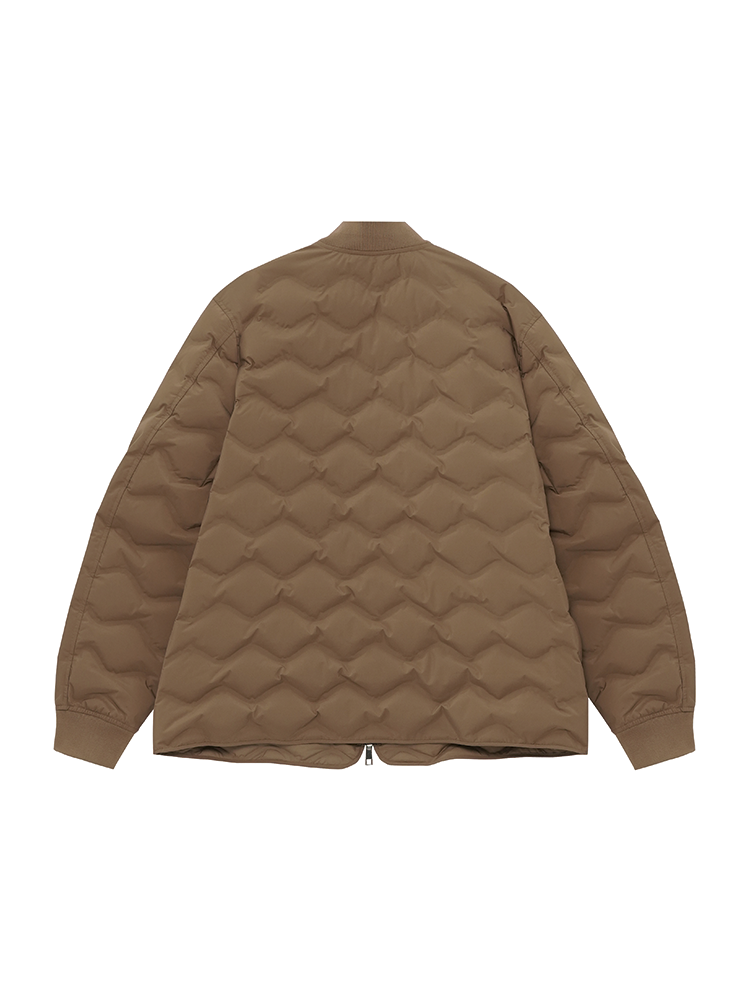 Men's Classic Quilted Jacket | Lightweight Camel Comfort
