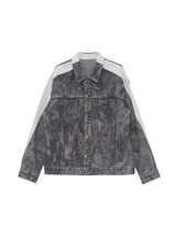 Men's Utility Shirt-Jacket in Speckled Grey | 70% Cotton 30% Lyocell Blend