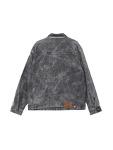 Men's Utility Shirt-Jacket in Speckled Grey | 70% Cotton 30% Lyocell Blend