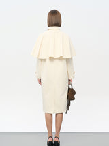 Beige Cotton Trench Coat