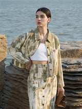 Camouflage Green Utility Jacket