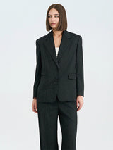 Classic Black Tailored Blazer