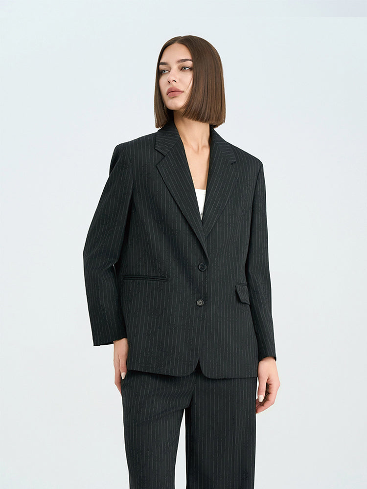 Classic Black Tailored Blazer