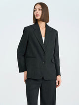 Black Wide-Leg Trousers