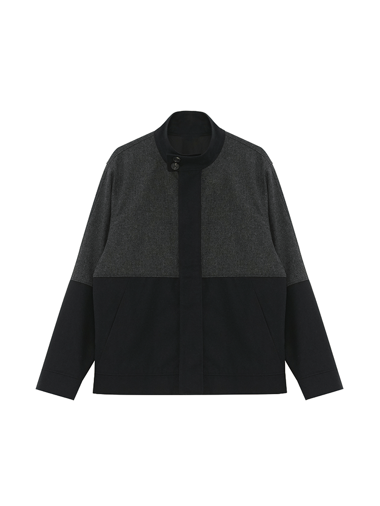 Men's Cotton-Wool Blend Casual Jacket | Classic Comfort & Modern Style