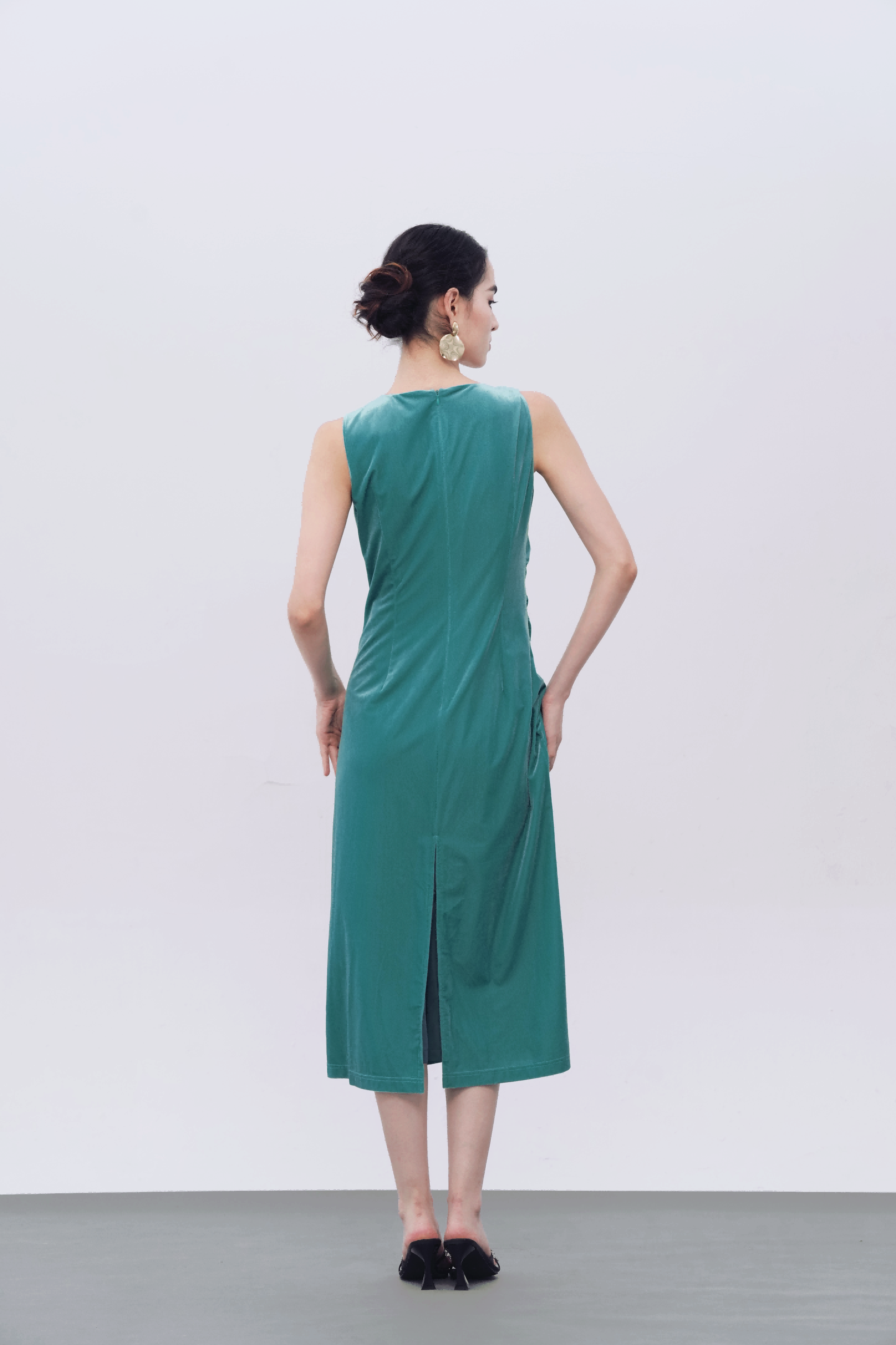 Emerald Green Day-to-Night Stretch Dress