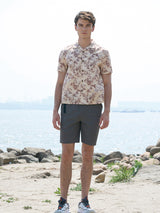 Printed Cotton-Linen Shirt