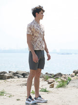 Printed Cotton-Linen Shirt