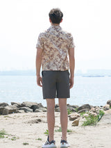 Printed Cotton-Linen Shirt