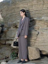 Lavender Double-Breasted Suit